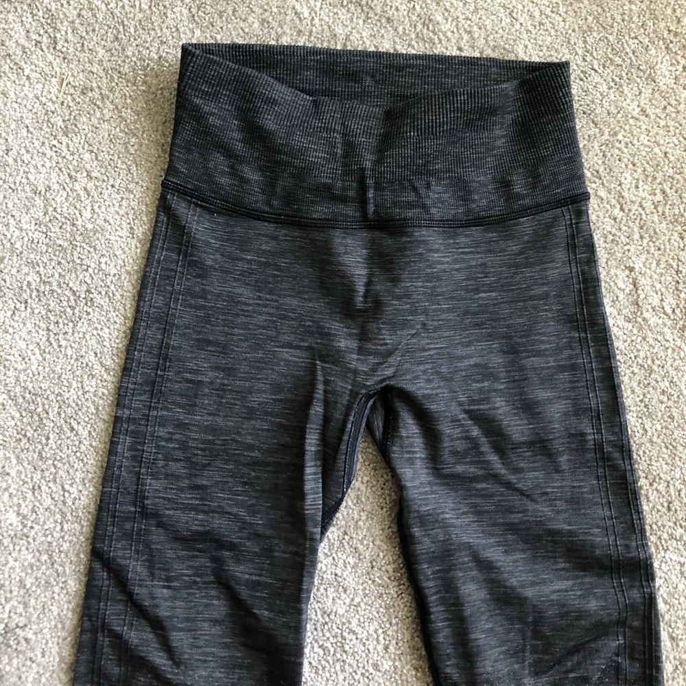 Lululemon Gray and a Purple Leggings